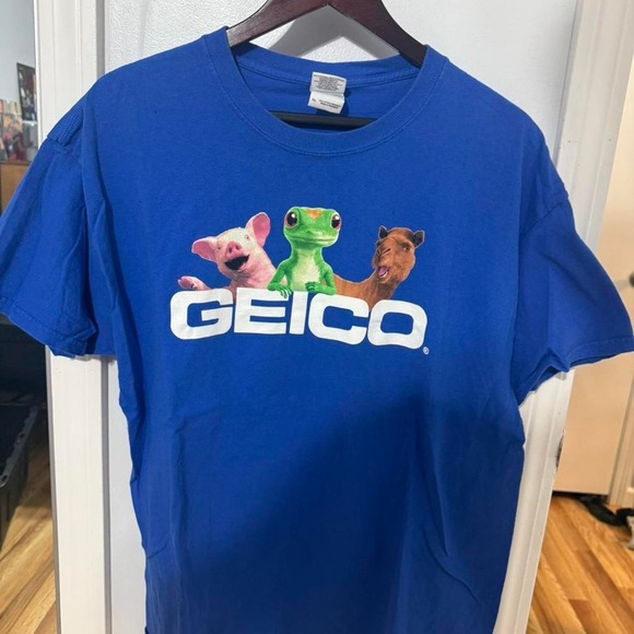 Blue GEICO t-shirt Size: XL
